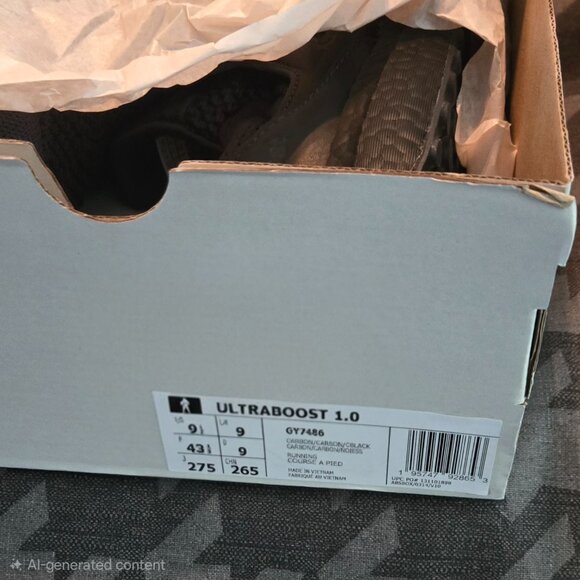 Men's adidas Ultra Boost 1.0 DNA Carbon Core Black - Picture 3 of 3